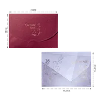 Terracotta Gold Botanical Vellum Wedding Invitation