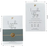 White Invitation with Slate Belly Band and Seal