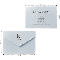 Minimalist Gold Typography Wedding Invitation