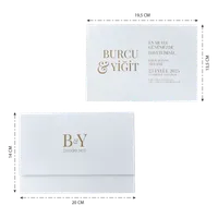 Gold Ampersand Serif Wedding Invitation