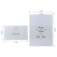 Bifold Wedding Invitation with Pinky Promise Illustration