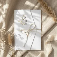 Rustic Twine-Tied Wedding Invitation Suite
