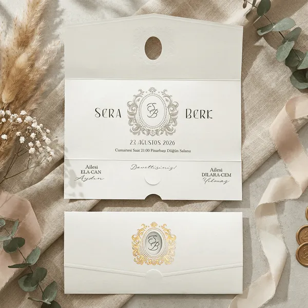 Colorful Floral Wedding Invitation