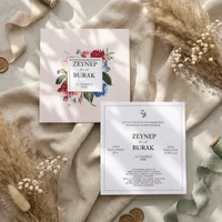 Classic White Wedding Invitation