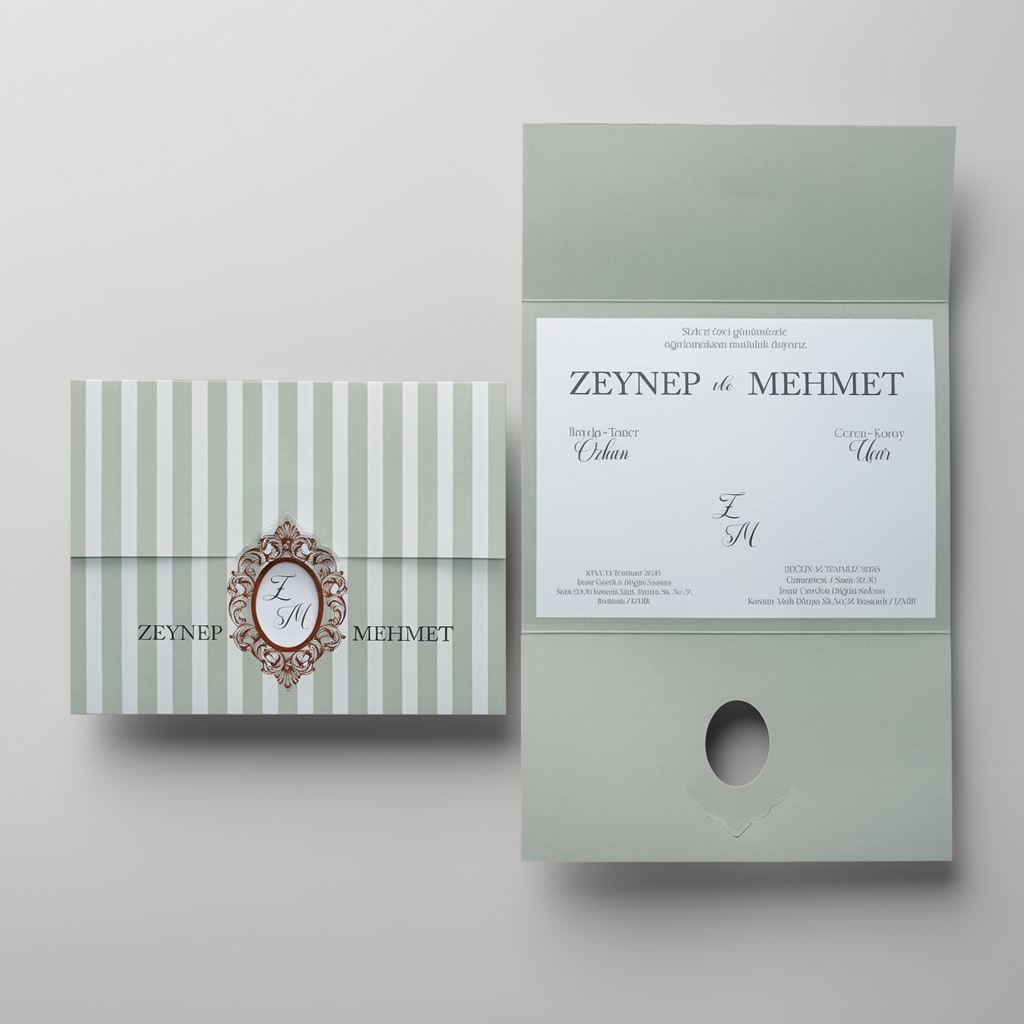 Rose Floral Wedding Invitation