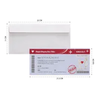 Ticket Style Wedding Invitation