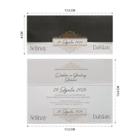 Classic Beige Wedding Invitation