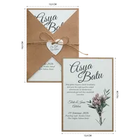 Rustic Kraft Wedding Invitation